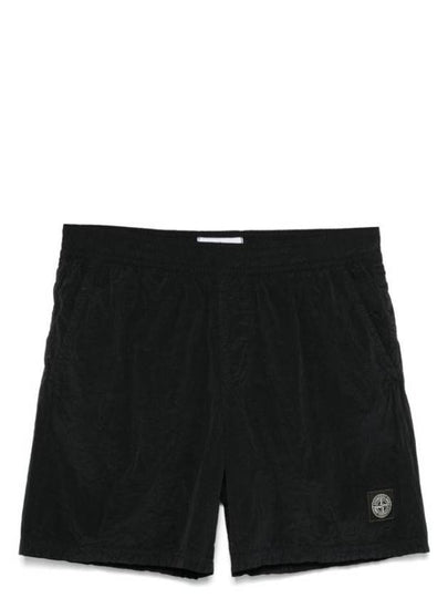 Nylon Metal Econyl Swim Shorts Black - STONE ISLAND - BALAAN 2