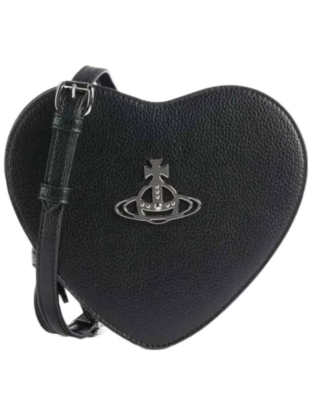 Louise Heart Cross Bag Black - VIVIENNE WESTWOOD - BALAAN 1