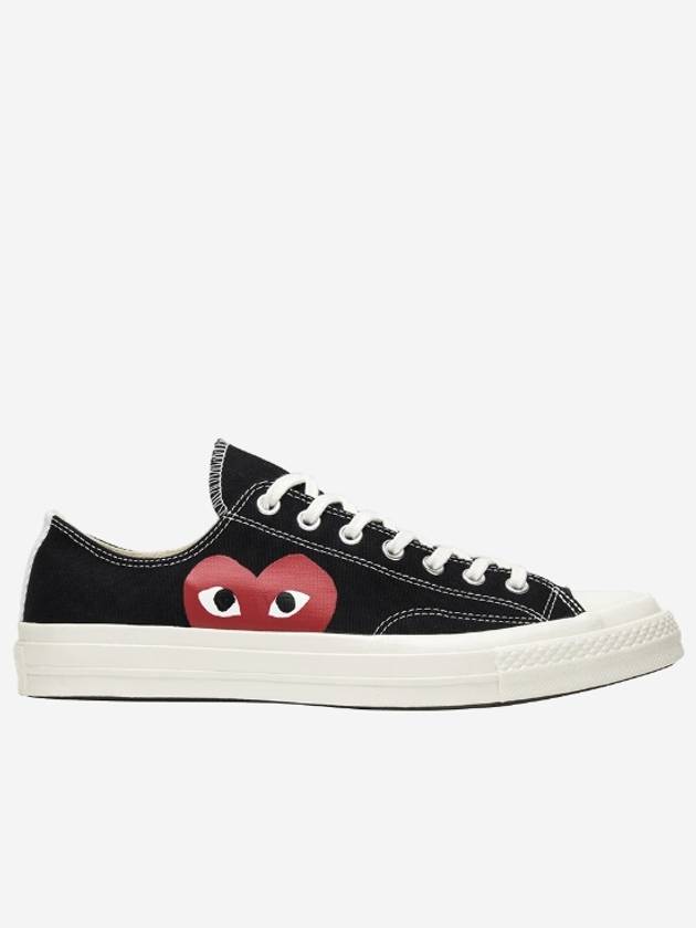 Comme des Garçons Converse Play Chuck 70 Low Sneakers Black 150206C - COMME DES GARCONS PLAY - BALAAN 1