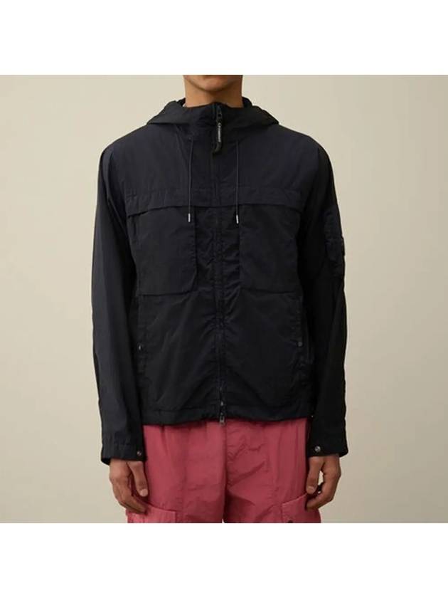 Chrome R Hooded Jacket Navy - CP COMPANY - BALAAN 3