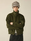 Destroyed Cutting Blouson Jacket Khaki - KINETO - BALAAN 1