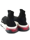 Women s Balenciaga 607543 Black White Knit Speedrunner Sneakers 36 gt Gangbuk used luxury goods - BALENCIAGA - BALAAN 7