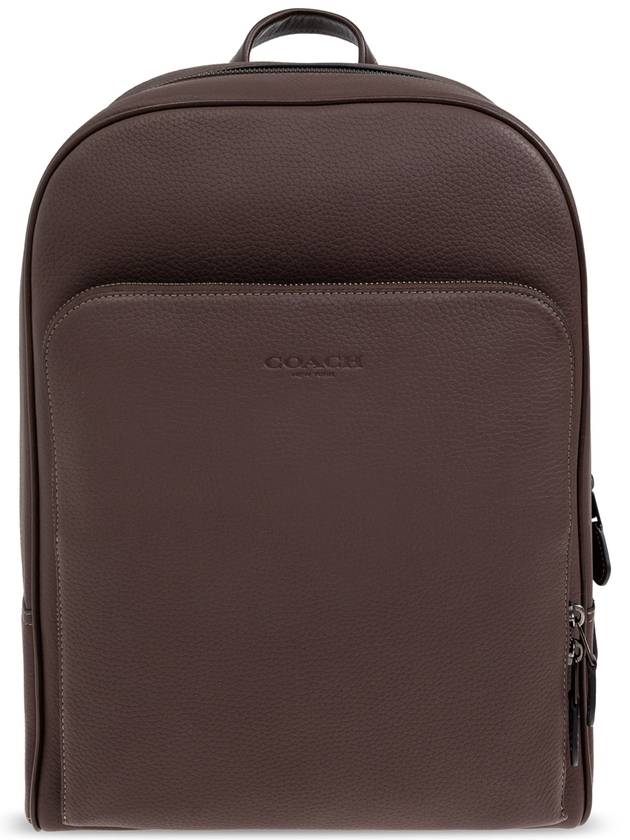 Coach Leather Backpack, Men's, Brown - COACH - BALAAN 1