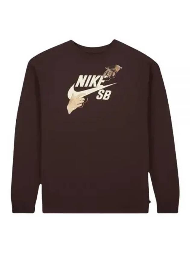 SB Skate Long Sleeve T-Shirt Earth - NIKE - BALAAN 2