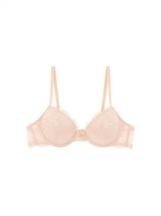 UNDERWEAR Women s Flower Lace Padded Push Up Bra Skin 271993 - EMPORIO ARMANI - BALAAN 1