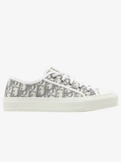 Walk'N'Dior Oblique Low Top Sneakers Grey - DIOR - BALAAN 2