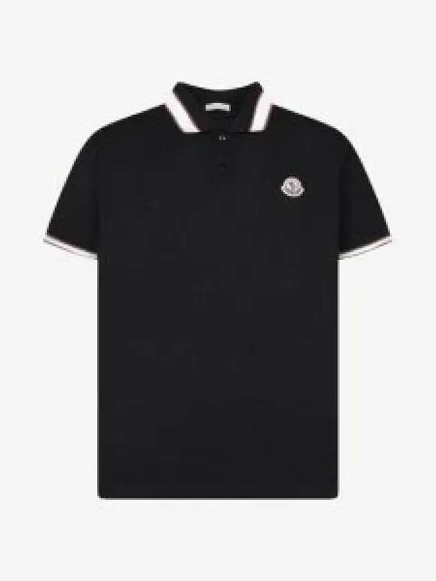 8A00018 89A16 999 Logo Patch Polo Shirt 1336269 - MONCLER - BALAAN 1