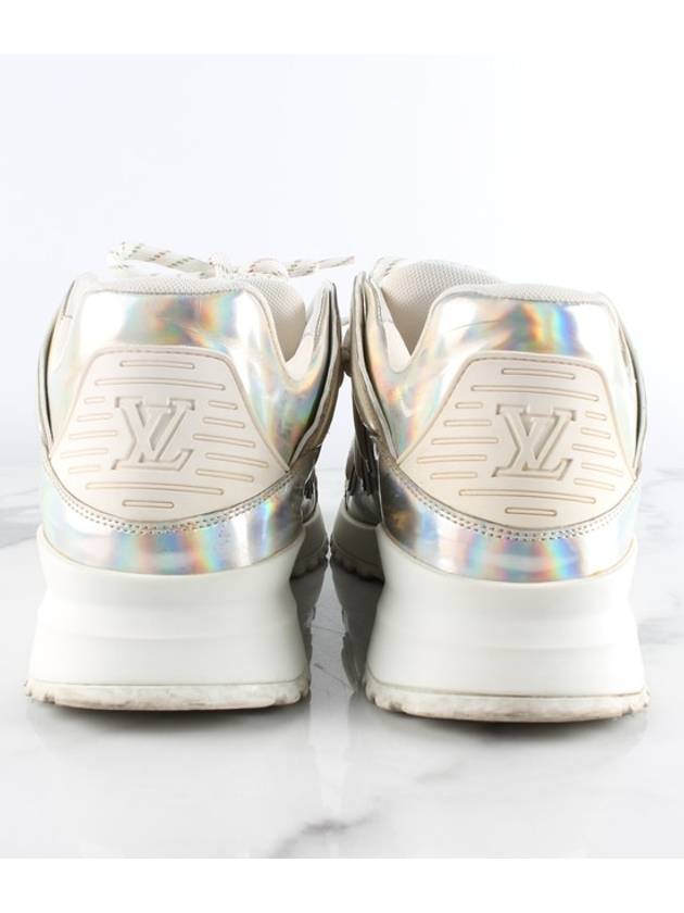 Zigzag metal leather sneakers - LOUIS VUITTON - BALAAN 4