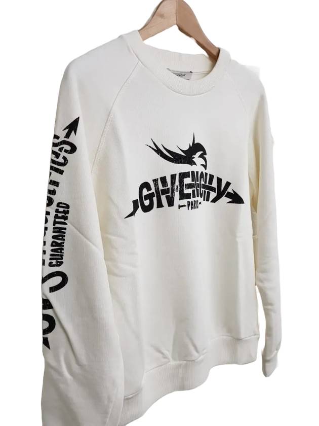 Tribal Print Sweatshirt White - GIVENCHY - BALAAN 4