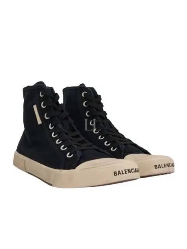 Paris High Top Sneakers Black - BALENCIAGA - BALAAN 2