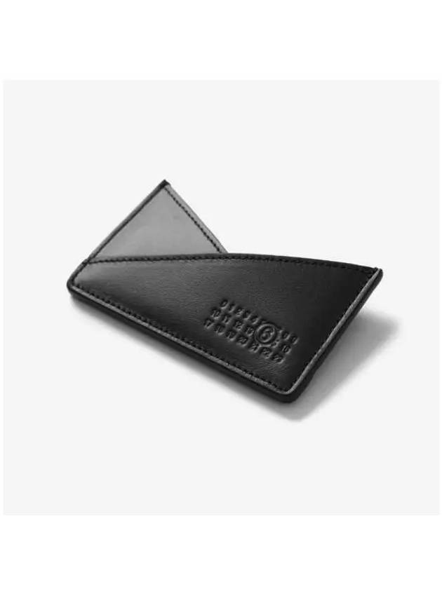 Embossed Numeric Logo Card Wallet Black - MAISON MARGIELA - BALAAN 5