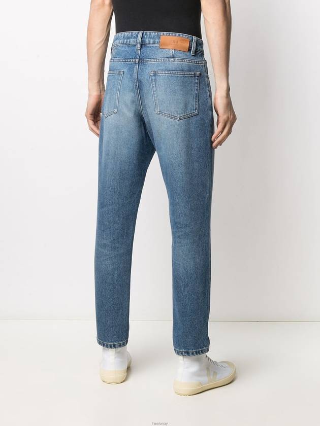 Men's Cropped Straight Jeans - AMI - BALAAN.