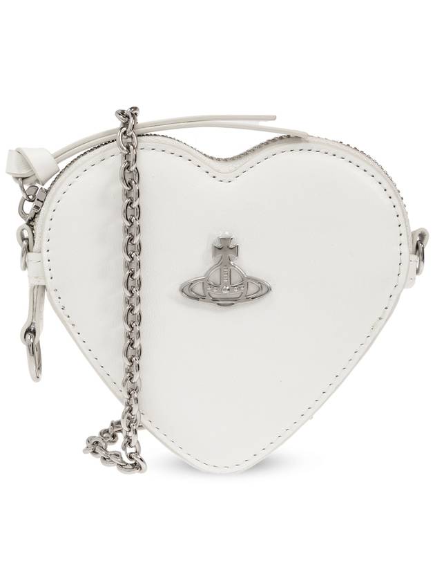 Vivienne Westwood Heart-shaped Shoulder Bag, Women's, White - VIVIENNE WESTWOOD - BALAAN 1