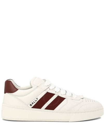 Rebby Leather Low-Top Sneakers White - BALLY - BALAAN 2