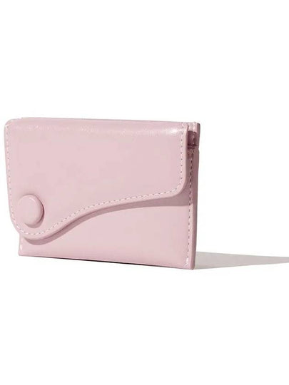 Saddle Slim Mini Transportation Card Wallet Baby Pink - LE MASQUE - BALAAN 2