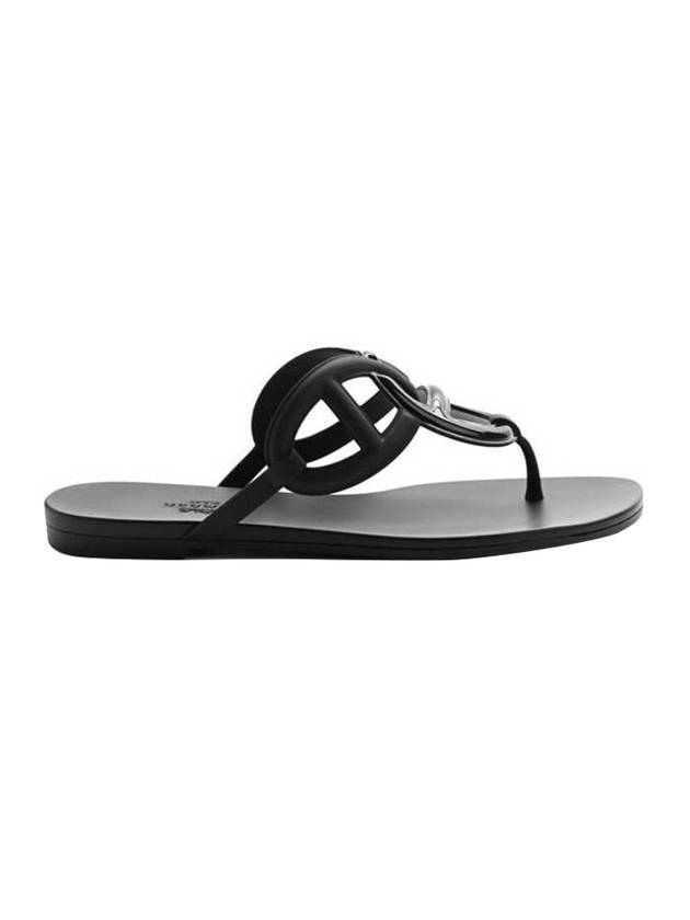 Egerie Flip Flops Noir - HERMES - BALAAN 1