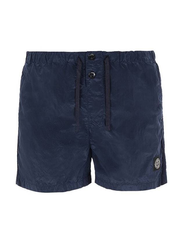 Wappen Patch Nylon Metal Swim Shorts Black - STONE ISLAND - BALAAN 3