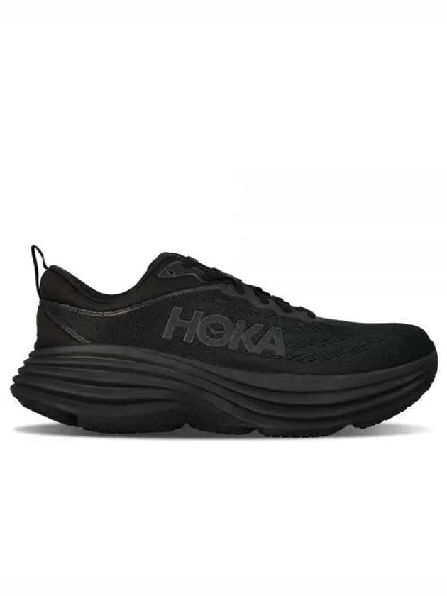 Bondi 8 Wide Low Top Sneakers Black - HOKA ONE ONE - BALAAN 2