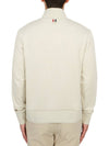 Thermal Rib Ottoman Stripe Turtleneck Natural - THOM BROWNE - BALAAN 5