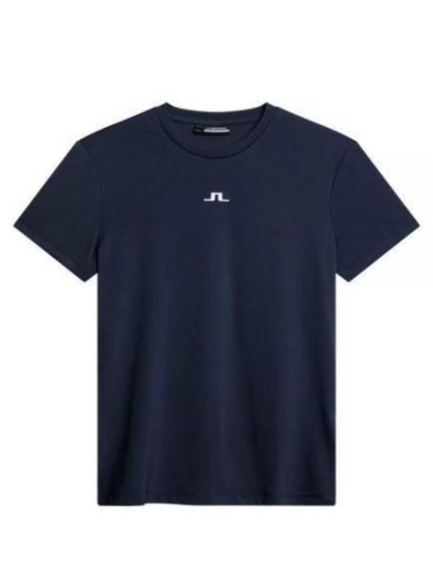 Ada Logo Short Sleeve T-Shirt Navy - J.LINDEBERG - BALAAN 1