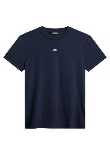 Ada Logo Short Sleeve T-Shirt Navy - J.LINDEBERG - BALAAN 1