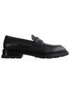 Moccasin Loafers Black - ALEXANDER MCQUEEN - BALAAN.