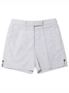 RWB Pinstripe Classic Backstrap Shorts Medium Grey - THOM BROWNE - BALAAN 2