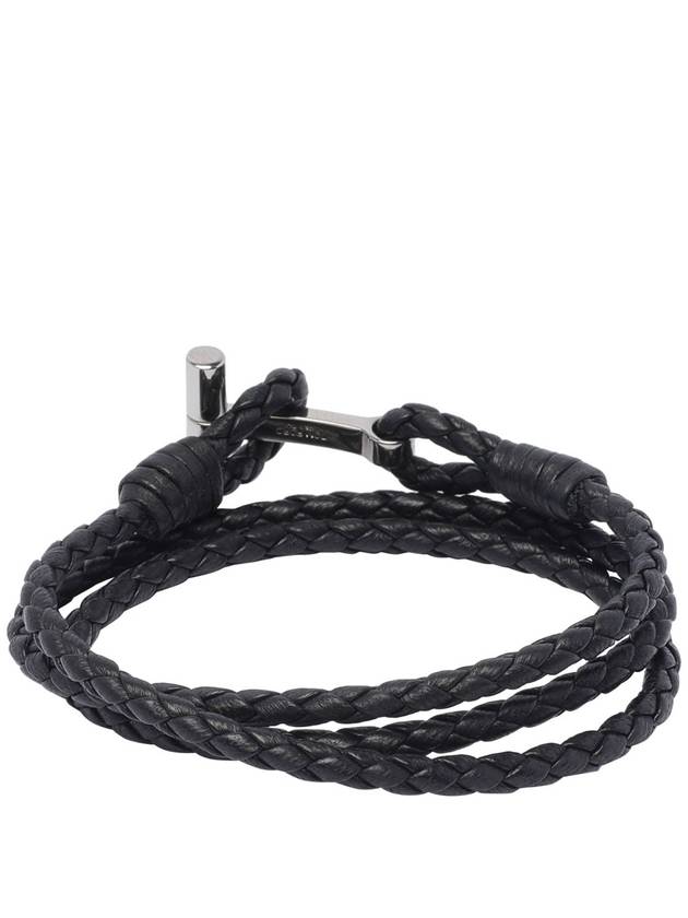 braided leather wrap style bracelet JM005ICL002S - TOM FORD - BALAAN 4