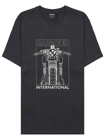 Brett Short Sleeve T-Shirt Dark Grey - BARBOUR - BALAAN 2