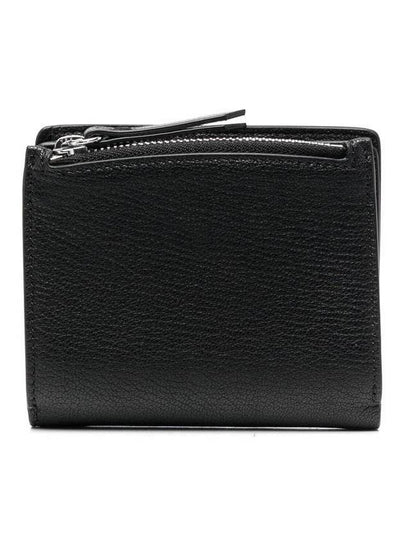 Four-Stitch Leather Half Wallet Black - MAISON MARGIELA - BALAAN 2