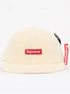 Polartec Small Park Logos 6 Panel Men s Ball Cap FW23H156 NATURAL - SUPREME - BALAAN 2