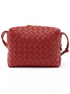 Loop Intrecciato Weaving Small Cross Bag Apple Candy - BOTTEGA VENETA - BALAAN 6