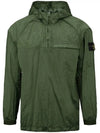 Men's Waffen Patch Metal Nylon Anorak Olive - STONE ISLAND - BALAAN 2