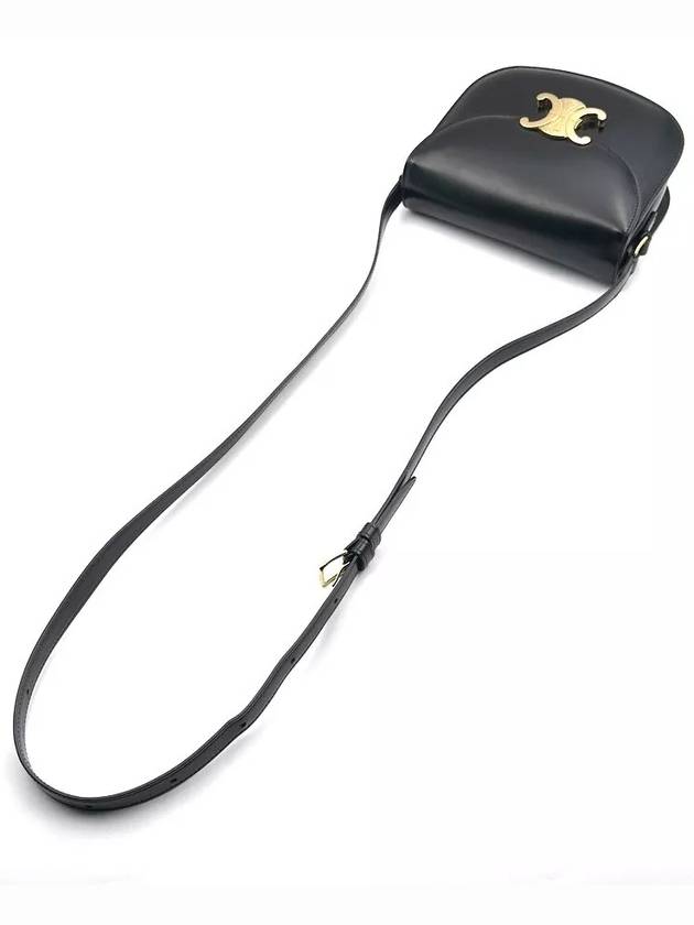 Besace Clea Shiny Calfskin Cross Bag Black - CELINE - BALAAN 3