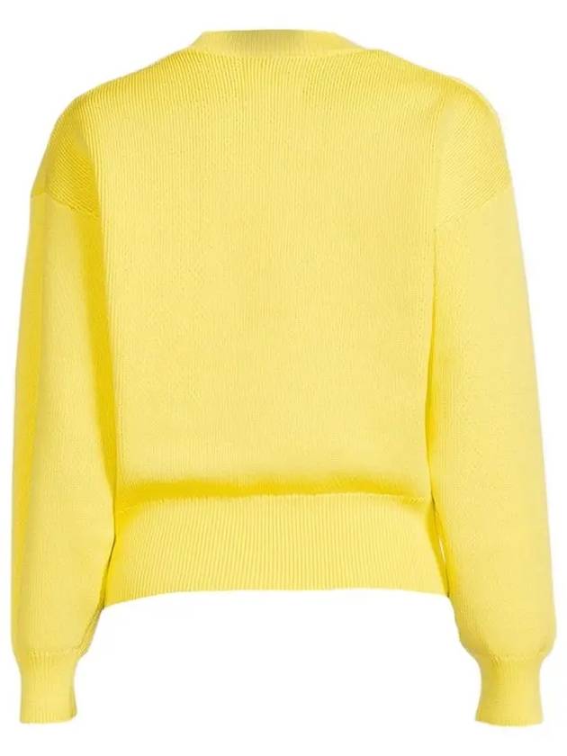 Ailys Logo Crew Neck Knit Top Yellow - ISABEL MARANT - BALAAN 4