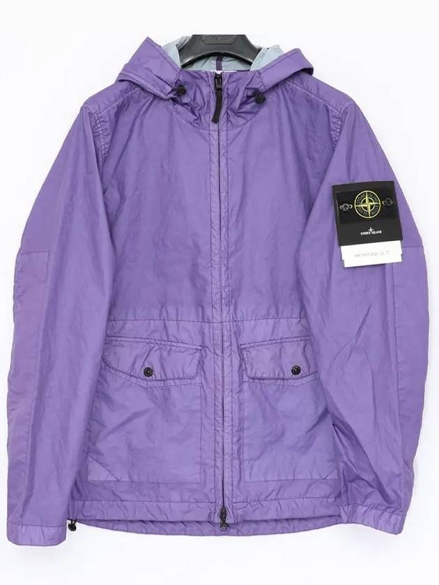 Membrana 3L TC Hooded Jacket Lavender - STONE ISLAND - BALAAN 4