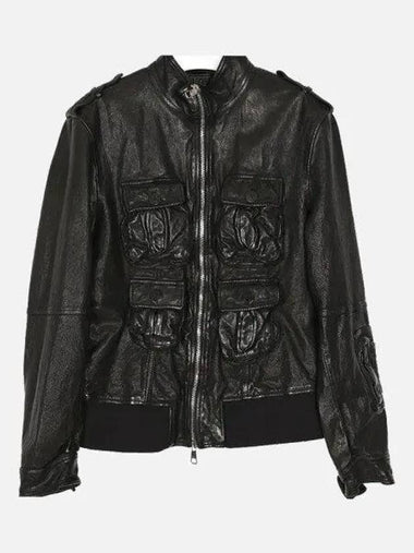 Pocket Skinny Men s Leather Jacket PBPE469T E701T 01 270740 1042923 - NEIL BARRETT - BALAAN 1