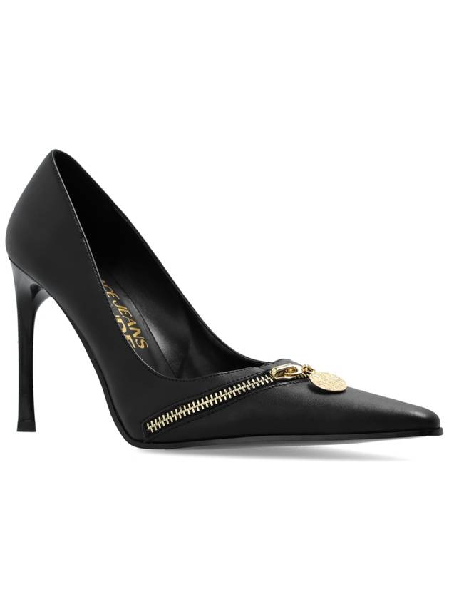 Versace Jeans Couture Heeled Shoes, Women's, Black - VERSACE - BALAAN 4