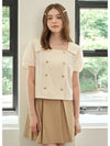 Lotus double button sailor collar blouse - MICANE - BALAAN 1