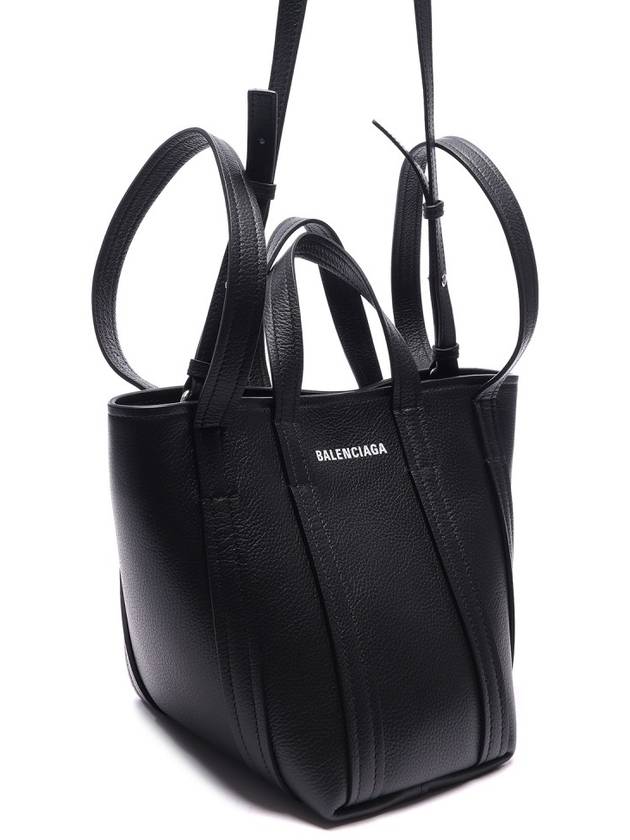 Everyday XS Grained Calfskin Shoulder Tote Bag Black - BALENCIAGA - BALAAN 4