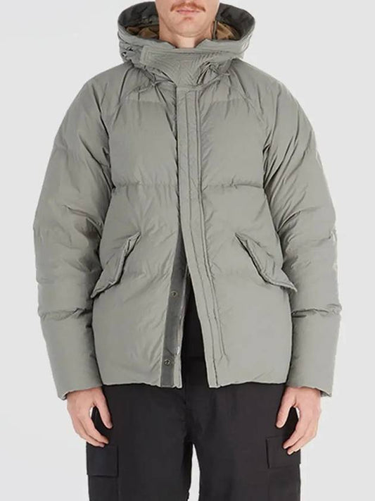 Artic Hooded Down Short Padding Grey - TEN C - BALAAN 2