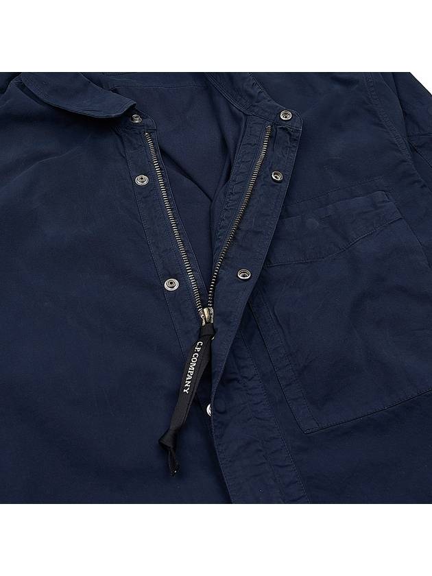 Gabardine Utility Long Sleeve Shirt Navy - CP COMPANY - BALAAN 8