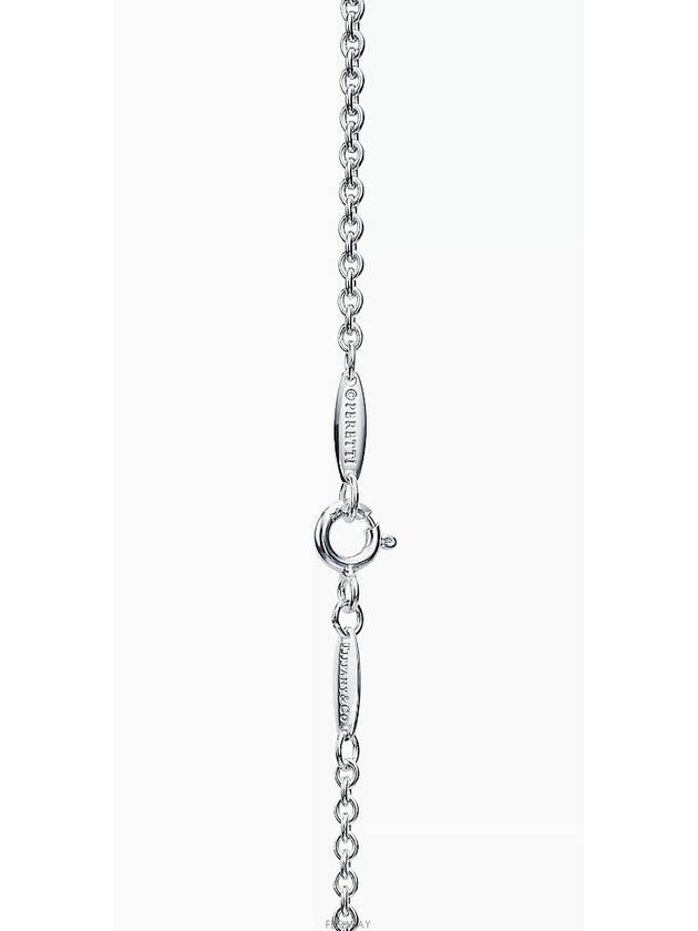 Women's Elsa Peretti Open Heart Large Bracelet Silver - TIFFANY & CO. - BALAAN 5