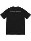 Warning T shirt Black Supreme Tee - SUPREME - BALAAN 2