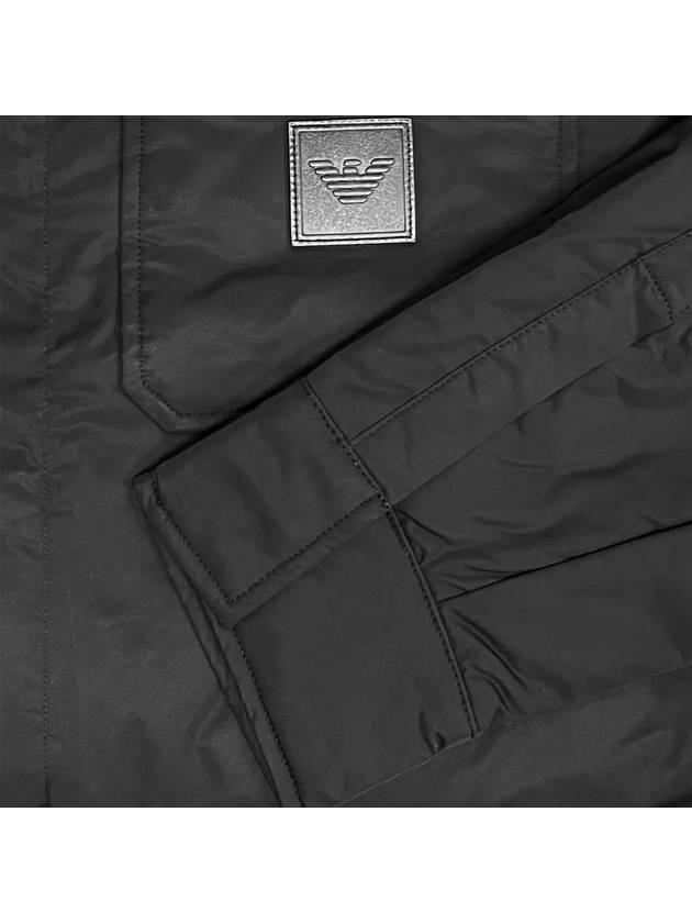 Signature Logo Pocket Jacket Black - EMPORIO ARMANI - BALAAN 5