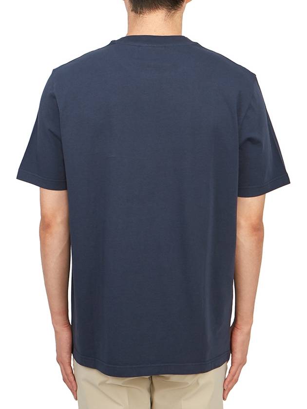 Speedy Fox Patch Comfort Short Sleeve T-Shirt Ink Blue - MAISON KITSUNE - BALAAN 4