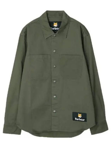 Maison Kitsune Overshirt - BARBOUR - BALAAN 1