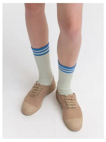 LINE SOCKS MINT - BENSIMON - BALAAN 1