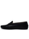 Women's Gommino Leather Driving Shoes Black - TOD'S - BALAAN 3