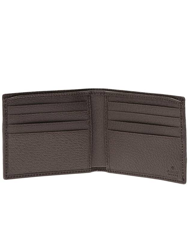 Ophidia GG Half Wallet Beige Ebony - GUCCI - BALAAN 5